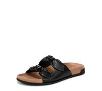 Vionic Femme Elara Sandale Plate, Black TMB Leather, 40 EU
