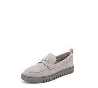 Vionic Women's Uptown Loafer, Light Grey Suede, 9.5