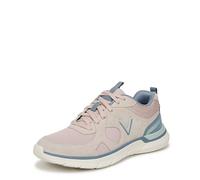 Vionic Women's Walk Parkside Sneaker, Cameo Rose Suede Mesh, 38.5 EU