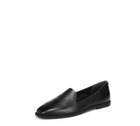 Vionic Women's Willa 2.0 Loafer, Black Tumbled Leather, 7 UK Wide