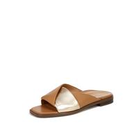 Vionic Womens's Slide Sandal Miramar Shoes with Arch Support Medium Fit, Camel Gold, 36 EU