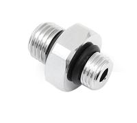 VIOPDER Adaptateur de montre pour ordinateur de plongée 7/16-20UNF vers 3/8 | Adaptateur haute pression basse pression pour montre de plongée, cuivre chromé, taille 21,5 x 17 x 17 mm, livré avec 1 unité