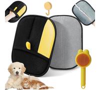 Viorane Pet Hair Remover Electrostatic Gloves, Viorane Pet Hair Glove, Electrostatic Gloves Pets Mitt, Pets Mitt Removal Glove, Removal Tool Reusable Static Removal Mitten, Double-Sided (1PC)