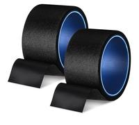 VioraWhite Lot de 2 rouleaux de ruban adhésif thermocollant de 5 m pour combinaison de plongée en néoprène, combinaison de pêche, standard industriel, noir