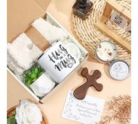 VioraWhite Paniers cadeaux de condoléances pour la perte d'une personne bien-aimée, cadeaux de foi pour femme, cadeaux de deuil, panier cadeau de condoléances, cadeaux de deuil, cadeaux de deuil