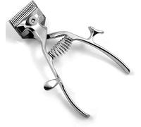 VIORNO Ciseaux De Coupe De Cheveux, Tondeuse Manuelle De Coiffeur, Outil De Coiffure en Acier Inoxydable Classique pour Salon