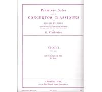 Viotti : 1er solo du 22ème concerto (Premiers Solos extraits de Concertos classiques) - violon - édition Leduc