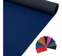 VIP Alex Tapis d'exposition, tapis de couloir, vendu au mètre, pour mariage, réception, 100 x 100 cm, bleu marine