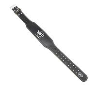 ViP Auxilium Ceinture d'haltérophilie réglable en cuir de qualité supérieure avec soutien lombaire rembourré pour musculation et musculation 10,2 cm de large XL