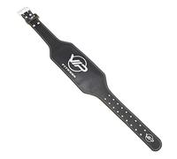 VIP Auxilium Plus Ceinture d'haltérophilie réglable en cuir de qualité supérieure de 10,2 cm de large avec soutien lombaire rembourré, soutien dorsal musculaire, entraînement Powerlift, haltérophilie,