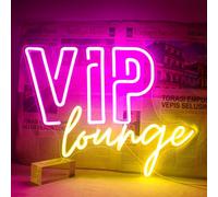VIP Lounge Néon Panneau Ecriture Led Pour Décoration Murale Panneau Led Lumière Enseigne Lumineuse Néon Eclairage Pour Hôtel,Club,Café,Bar,Bureau,Salle de jeux