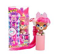 VIP PETS Bow Power Juliet S6 | Poupée petit chienne à collectionner avec un look Urbain et des cheveux longs à peigner ou décorer - Jouet cadeau pour filles +3 Ans