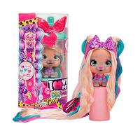VIP Pets Bow Power Kim S6 | Poupée Petit Chienne à Collectionner avec Un Look Urbain et des Cheveux Longs à peigner ou décorer - Jouet Cadeau pour Filles +3 Ans