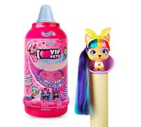 VIP PETS - Figurines Petits Chiens aux Cheveux Ultra Longs à coiffer et à Collectionner. Modèle aléatoire