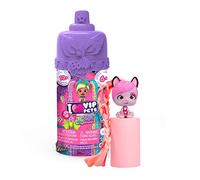 VIP PETS Mini Fans Bow Power S5 | Poupée chien à collectionner avec un look Urbain et des cheveux longs de 20 cm à peigner ou décorer - Jouet cadeau pour filles +3 Ans