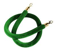 VIP Stanchion Rope/Queue Divider Barrier Rope,Twisted Barrier Rope for Crowd Control, for Movie Theaters Grand Openings Restaurants Hotels(Green,0.6m/2ft/24inch)