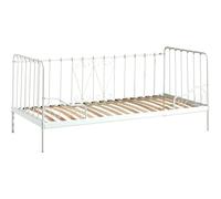 Vipack alice lit capitaine 90x200cm blanc