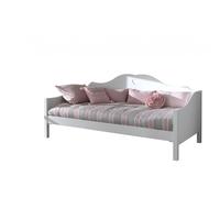 Vipack Amori Lit Capitaine Laqu Blanc + Sommier Lattes