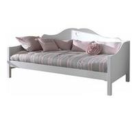 Vipack Lit simple capitaine Amori 90x200 cm laqué blanc