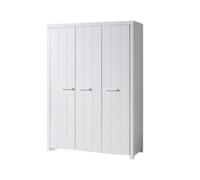 Vipack Erik Armoire 3 Portes Blanc