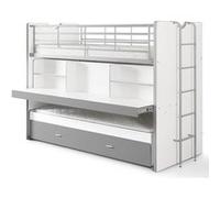 Vipack Lits superposés BONNY Compact80 2 couchages Silver