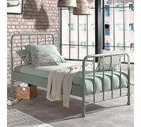 Vipack BRONXX Bed Matt Olive Green 90x200CM