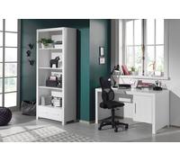 Vipack Bureau Enfant 137 cm et Bibliothèque en Bois Blanc - Erik - ERCO10