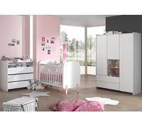 Vipack Kiddy Blanc Lit Bb + Commode + Plan Langer + Garde Robe