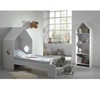 Vipack Chambre Enfant : Lit Cabane 90 x 200 cm et Bibliothèque - Casami - CSCO9114