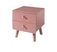 Vipack Table de chevet Billy Terra pour chambre d'enfant – Rose