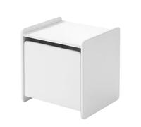 Vipack Chevet Kiddy Enfant Bois Laqu 1 Porte L 40cm Blanc