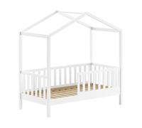 Lit cabane Dallas 70x140 blanc