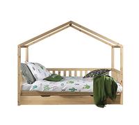 Vipack Dallas Lit Mh 90 X 200 Naturel + Lit Gigogne