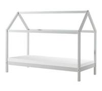 Vipack Dallas Lit Lp 90x200cm Blanc + Matelas Basic Cool 200x90cm Epaisseur 10cm