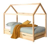 Vipack Dallas Lit Lp 90x200cm Naturel + Lit Gigogne