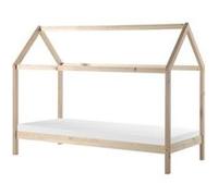 Vipack Dallas Lit Lp 90x200cm Naturel + Matelas Basic Cool 200x90cm Epaisseur 10cm