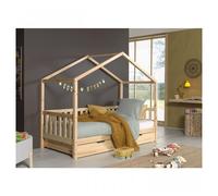 Vipack Dallas Lit Mh 90 X 200 Naturel + Lit Gigogne