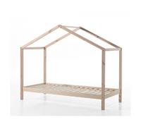 Lit Enfant Cabane "Dallas II" 90x200cm Naturel