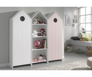 Vipack Ensemble Bibliothèque et 2 Armoires Enfant Bois - Casami (Pls. col.) - CSCO0301