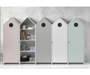 Vipack Ensemble de meubles de chambre enfant Casami - 5 armoires - CSCO0005