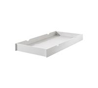 Vipack Erik Tiroir lit gigogne en bois laqu blanc L199 x H18,5 x P94 cm Blanc G