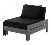 Lit enfant Vipack Fauteuil Convertible en lit Enfant Pino 98 207cm Gris