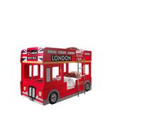 Vipack funbeds lit superposé bus londonien + 2 matelas