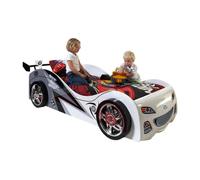 Vipack Lit enfant Brap 90x200 cm Blanc avec matelas