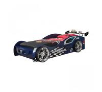 Pack - Lit Enfant & Matelas ""Gran Turismo"" 90x200cm Bleu