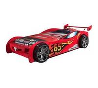 Vipack Funbeds Lit voiture Le Mans 90x200 cm Rouge + Matelas
