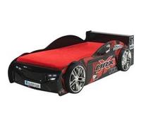 Vipack Lit Voiture Noir en Bois pour Enfant 90 x 200 cm MRX - SCMRX200K