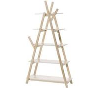 Vipack Kiddy Bibliothque Design 80cm Naturel Blanc Blanc
