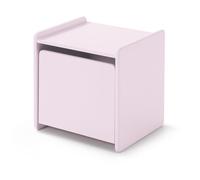 Vipack Kiddy Chevet Enfant Bois Laqu 1 Porte L 40cm Vieux Rose