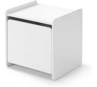 Vipack Chevet Kiddy Enfant Bois Laqu 1 Porte L 40cm Blanc